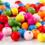 Perles en bois - mix, d: 8 mm, la taille du trou 1,5-2 mm, 500gr [HOB-57106]