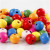 Perles en bois - mix, d: 10 mm, la taille du trou 2,5-3 mm, 500gr, env. 1500 pièce [HOB-57123]