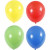 Ballons, bleu, vert, jaune, rouge, d: 41 cm, géant, 4pièces [HOB-59183]
