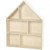 Boîte d'exposition, maison, h: 45 cm, l: 35 cm, triplex, 1pièce [HOB-59229]