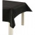 Nappe de table ou immitation tissu, noir, l: 125 cm,  70 g/m2, 10m [HOB-594002]