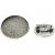 Broche, d: 18+25 mm, argent antique, 6assortis [HOB-60197]