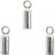 Embouts, d: 2 mm, L: 8 mm, argenté, 10pièces [HOB-604910]
