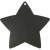 Etoile, d: 37 mm, la taille du trou 1 mm, noir, 1pièce [HOB-60588]