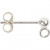Boucles d'oreilles, L: 13 mm, argenté, 10pièces [HOB-60844]