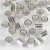 Tubes à pincer, d: 2 mm, argenté, 50pièces [HOB-60879]
