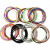 Bracelets ressorts, L: 18 cm, épaisseur 3 mm, Couleurs assorties, 84assortis [HOB-61558]