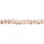 Perles à facettes, dim. 5x6 mm, la taille du trou 1 mm, rose, 100pièces [HOB-61673]
