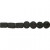 Perles en résine, dim. 24x38 + 31x22 mm, diamètre intérieur 2 mm, 7 assortis, noir [HOB-63103]