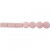 Perles en résine, dim. 24x38 + 31x22 mm, diamètre intérieur 2 mm, 7 assortis, rose [HOB-63105]