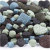 Mix de perles de lave, dim. 6-37 mm, la taille du trou 1+2 mm, turquoise, brun, vert clair, noir, 1ass., env. 890 pièce [HOB-63589]