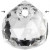 Perles acryliques, dim. 16 mm, la taille du trou 2 mm, brillant transparent, 38pièces [HOB-636870]