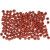 Rocailles, dim. 8/0 , d: 3 mm, rouge foncé, 25gr, la taille du trou 0,6-1,0 mm [HOB-682031]