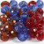 Glass Charm Beads, size 9x14 mm, hole size 4 mm, 36pcs