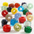 Mix de perles en verre, d: 9 mm, la taille du trou 2,5-3 mm, Couleurs assorties, 75gr [HOB-692801]