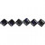 Perles en poterie, L: 19x19 mm, diamètre intérieur 2 mm, 11 pièces, bleu [HOB-69954]