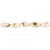 Perles en poterie, d: 23x12 mm, la taille du trou 2 mm, blanc cassé, barils, 9pièces [HOB-69958]