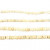 Perle de noix de coco, d: 3-5 mm, diamètre intérieur 0,5 mm, 4x40 cm, harmonie naturelle [HOB-69976]