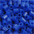 Perles à repasser, dim. 5x5 mm, la taille du trou 2,5 mm, bleu foncé (21), moyennes, 1100pièces [HOB-751210]
