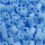 Perles à repasser, dim. 5x5 mm, la taille du trou 2,5 mm, bleu pastel (23), moyennes, 6000pièces [HOB-751231]