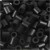 PhotoPearls, dim. 5x5 mm, la taille du trou 2,5 mm, noir (1), 1100pièces [HOB-755010]