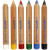 Crayons de maquillage, L: 9 cm, couleurs classiques, Couleurs de base, 6pièces [HOB-77200]