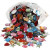 Pierre de strass, dim. 15-17 mm, Couleurs assorties, Cave d'Aladin, 800assortis [HOB-99227]