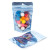 Doypack avec dos bleu brillant 10.2 x 6 x 15.2 cm (57 g) (100 pièces) [ZBGB2BL]