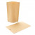 Stand Up Pouches Kraft Compostable 13x7.9x20.6cm no Grip Seal | 113 grams (100 pieces) [SUPEK3]