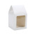 Boîte Kraft avec fenêtre blanc brillant 90 x 90 x 165 mm (25 pièces) [FS330]