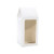 Boîte en papier kraft blanc avec fenêtre, 9 x 9 x 21.5 cm (25 Pieces) [FS331]