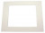 Passe partout Crème 7.5 x 11.5cm pour le découpage intérieur. 30.5 x 40.6cm (25 Pièces) [MS30042]