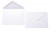 Enveloppes opaques Premium, Blanche 13.0 x 9.2cm (50 Pièces) [E130]