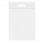 sachets zip à transparence cristalline + trou de suspension européen 25,4 x 30,5cm (100 Pièces) [ZE1012]