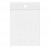 Sachets zip à transparence cristalline avec rond pour suspension 30,5 x 38,1cm (100 Pièces) [ZR1215]