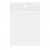 Sacs zip à transparence cristalline + trou de suspension + trou d'aération 10,2 x 12,7cm (100 Pièces) [ZR45V]
