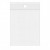 Sacs zip à transparence cristalline avec trou de suspension européen + trou d'aération 15,2 x 22,9cm (100 Pièces) [ZR69V]