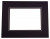 Double Passe Partout Noir/Noir. 20.3 x 27cm pour le découpage intérieur. 27.9 x 35.6cm (10 Pièces) [MD20137]