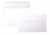 Enveloppes opaques Premium. Blanche 24.1 x 15.2cm (50 Pièces) [E1K0]