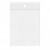 sachets zip transparent Polyéthylène Basse Densité avec rond pour suspension 15,2 x 22,9cm (100 Pièces) [2PR69] 