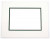 Double Passe Partout Blanc/Vert Foncé. 12 x 17cm pour le découpage intérieur. 20.3 x 25.4cm (10 Pièces) [MD20207]