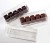 Boite pour truffes à transparence cristalline 3.5 x 3.5 x 10.8cm (25 Pièces) [FB196]