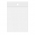 Sachets zip à transparence cristalline avec rond pour suspension 4,4 x 10,2cm (100 Pièces) [ZR13Q4]