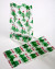 Sacs à pliure latérale imprimés sapins 10.2 x 6.4 x 24.1cm (100 pièces) [G4CTR]