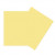 Papier Cartonné "Basis" Jaune Clair 21.6 x 27.9cm (50 pièces) [PC406]