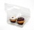 Sachets à Cupcake avec anse et fermeture pour 2 unités 10.2 x 7.8 x 15.2cm [CZHB3]