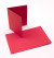 Carte "Basis" Vierge Rouge 14.0 x 10.8cm (50 pièces) [PC218]