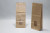 Sac à fond carré en papier kraft blanchi 70g/m2 et fenêtre transparente 30 microns (contenance 100-125 grammes) 8 x 4.2 x 18 cm (100 pièces) [PAB818]