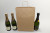 Sac à bouteilles en papier kraft 110 g/m + séparateur 26x8x39 cm (50 pcs) [PAWF2639]