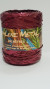 Curling Ribbon Raffia Metal Burgundy 200 meter (1 roll) [HV-RAM200BU]